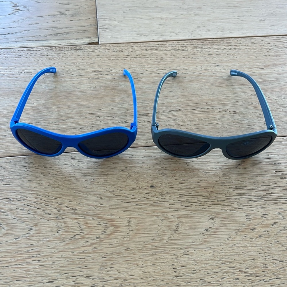Babiators baby sunglasses blue and gray size 0-3